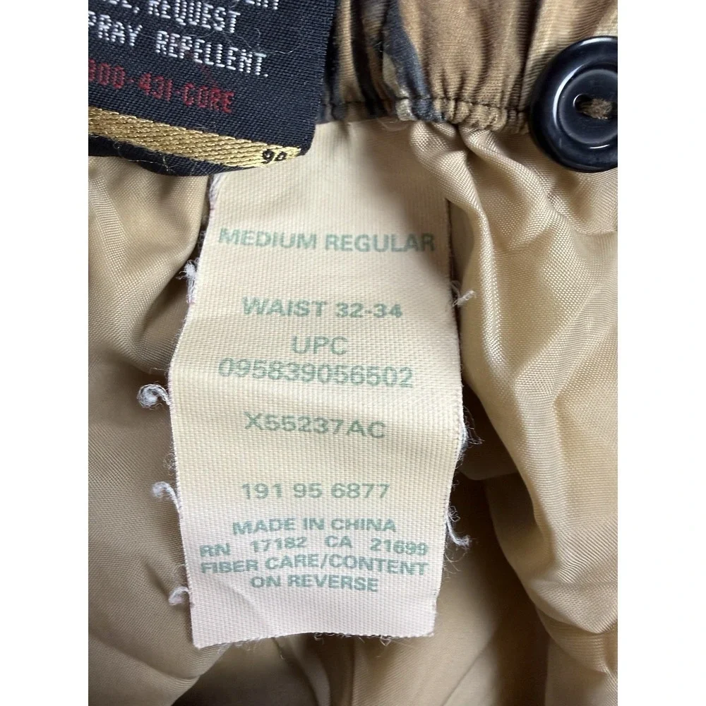 10X‎ Goretex Camo Rain Pants Men's Medium